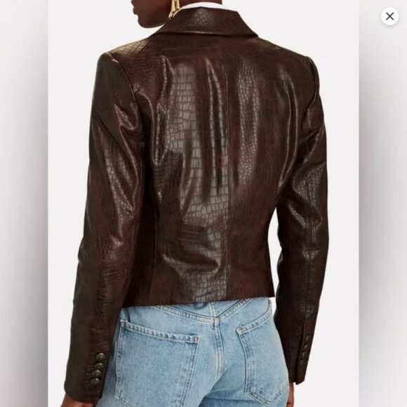 Size 10 Veronica Beard Cooke Dickey Jacket (Chicory) - Picture 2 of 4